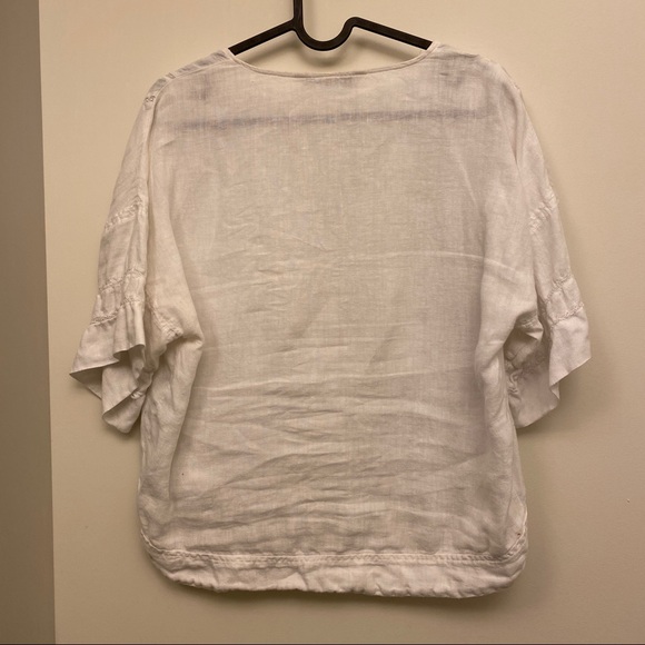 White flowy top from Zara - Picture 3 of 4